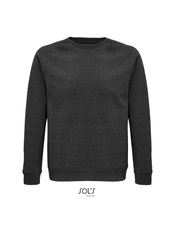  Unisex φούτερ (Space 03567) ανθρακί μελαντζέ